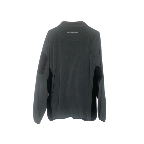 Cascade Sun Mountain Mens size XL Gray Pullover Fleece Jacket With Arm Pocket - Picture 2 of 6